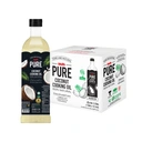 Thumbnail 1 of เกสร เพียว น้ำมันมะพร้าวสำหรับปรุงอาหาร 1 ลิตร x 12 ขวด