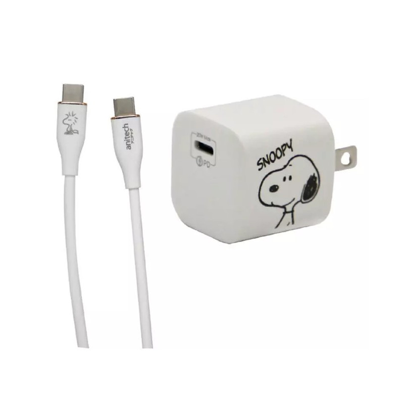 Anitech สายชาร์จ Type-C to Type-C SNP-D226 ความยาว1M Charging Data Cable PD 20W Fast Charge 3A สายชาร์จชาร์จเร็ว SNP-D226-WH