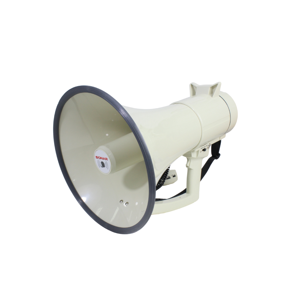 SONAR Megaphone 12 นิ้ว 90W รุ่น MG-3505RUB โทรโข่ง รองรับอัดเสียง ไซเรน Bluetooth USB SD Card AUX