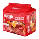 Thumbnail 3 of นาบาติ บะหมี่กึ่งสำเร็จรูป รสสไปซี่ชีส ความเผ็ดระดับ 3 75 ก. x 4