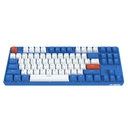 Thumbnail 2 of เอแจ๊ส คีย์บอร์ดเกมมิ่ง AK871 Blue Island Mechanical - Red Switch