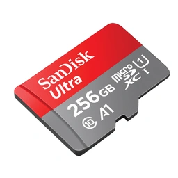 Thumbnail 2 of SANDISK Memory Card Ultra microSDXC C10 A1 U1 Model SDSQUAC-256G-GN6MN Capacity 256GB White