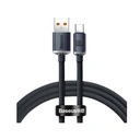 Thumbnail 1 of เบซิอัส สายชาร์จ USB-A to USB-C Cable 100W 1.2เมตร สีดำ