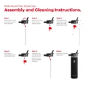 Thumbnail 4 of HYDRO FLASK Water Bottle Model WIDE MOUTH WITH FLEX STRAW CAP 24 oz Lupine