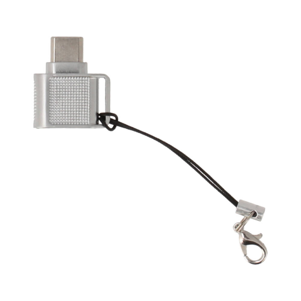 BIUE BOX LinkMate USB-C to TF/Micro SD with Zinc Alloy External Silver
