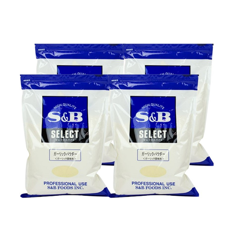 S & B SELECT Garlic Powder Seasoning (Product of Japan) 100g x 4 bags