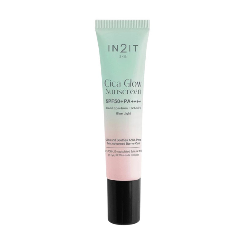 IN2IT Cica Glow Sunscreen SPF50+ PA++++​ [CGS] กันแดดผิวโกลว์พร้อมบํารุง CGSM 5 g.