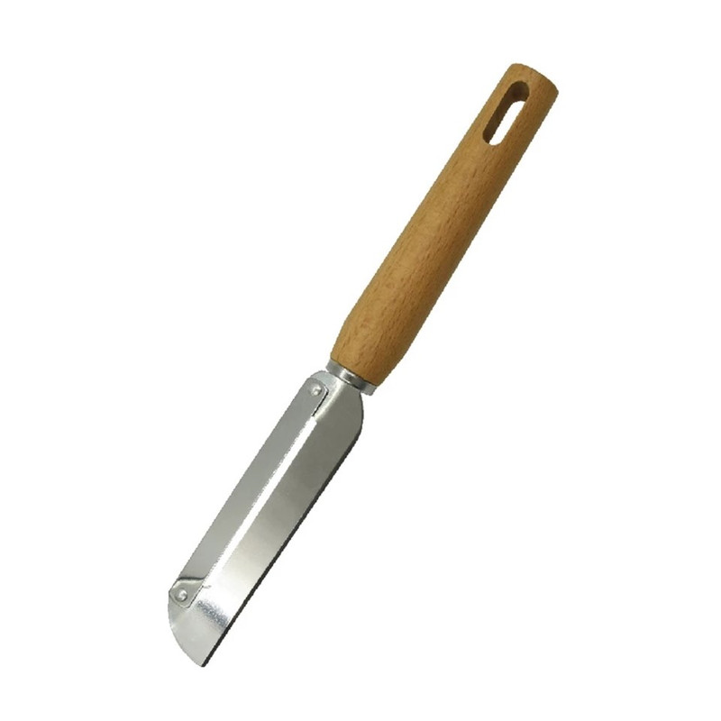 ที่ปอกเปลือกด้ามไม้ S/S Dual Side Peeler with wooden handle 6944804570397