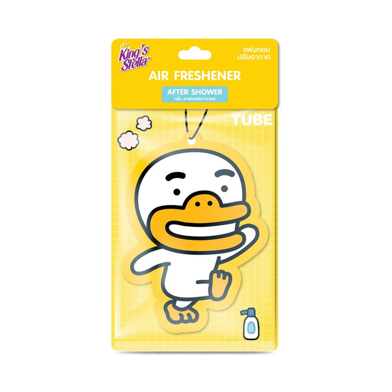 King’s Stella (คิงส์สเตลล่า) x KAKAO FRIENDS Air Freshener แผ่นน้ําหอมปรับอากาศ แขวนรถยนต์ ด้วยหัวน้ําหอมฝรั่งเศส After Shower