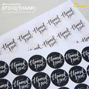 Thumbnail 3 of Depack ST010(THANK)-B(สีดำ) สติ๊กเกอร์วงกลมพิมพ์ลาย THANK YOU (1 แพ็ค/ 48 ดวง)