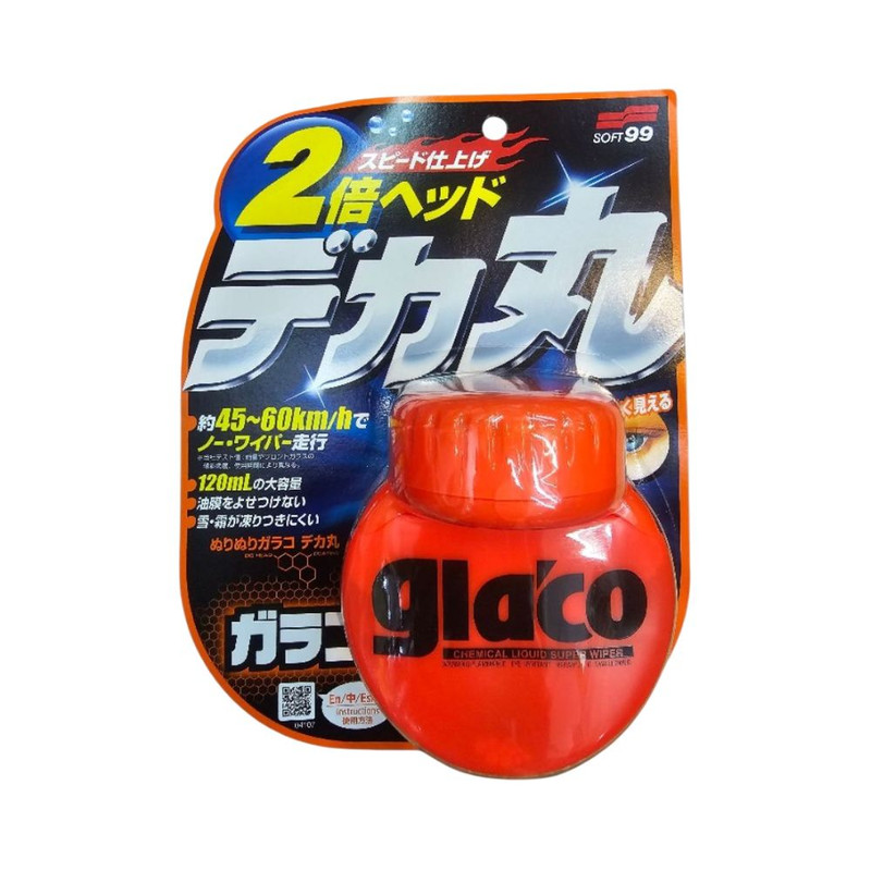 Soft99 Glaco Roll On Large น้ํายาเคลือบกระจกกลาโก้ เคลือบกระจกได้เงางาม ขนาด 120 มล.