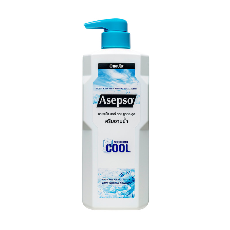 Asepso Body Wash - Soothing Cool 500 ml (1 bottle)