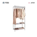 Thumbnail 2 of MZG ชั้นแขวนเสื้อปรับระดับพร้อมชั้นวาง ขนาด 90x45x180 ซม. สีโครเมี่ยม