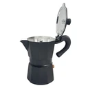 Thumbnail 2 of by Scanproductหม้อต้มกาแฟสด ขนาด จำนวน 3 ถ้วย/150ml สีดำ By Scanproducts Moka Pot 3 cup Premium Black