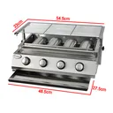 Thumbnail 3 of Gmax เตาปิ้งย่างหัวอินฟาเรด 4 หัว ตัวเตาสแตนเลส รุ่น WX104S-P1 รับประกัน 1 ปี