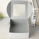 Thumbnail 3 of Quickpack - กล่องหน้าต่างเค้ก/ครัวซองต์ 1 ปอนด์ สุดแกร่ง ขนาด 20x20x10 cm – 50 กล่อง