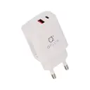 Thumbnail 2 of QplusWall Charger 1 USB-A (QC3.0) / 1 USB-C (PD20W) White