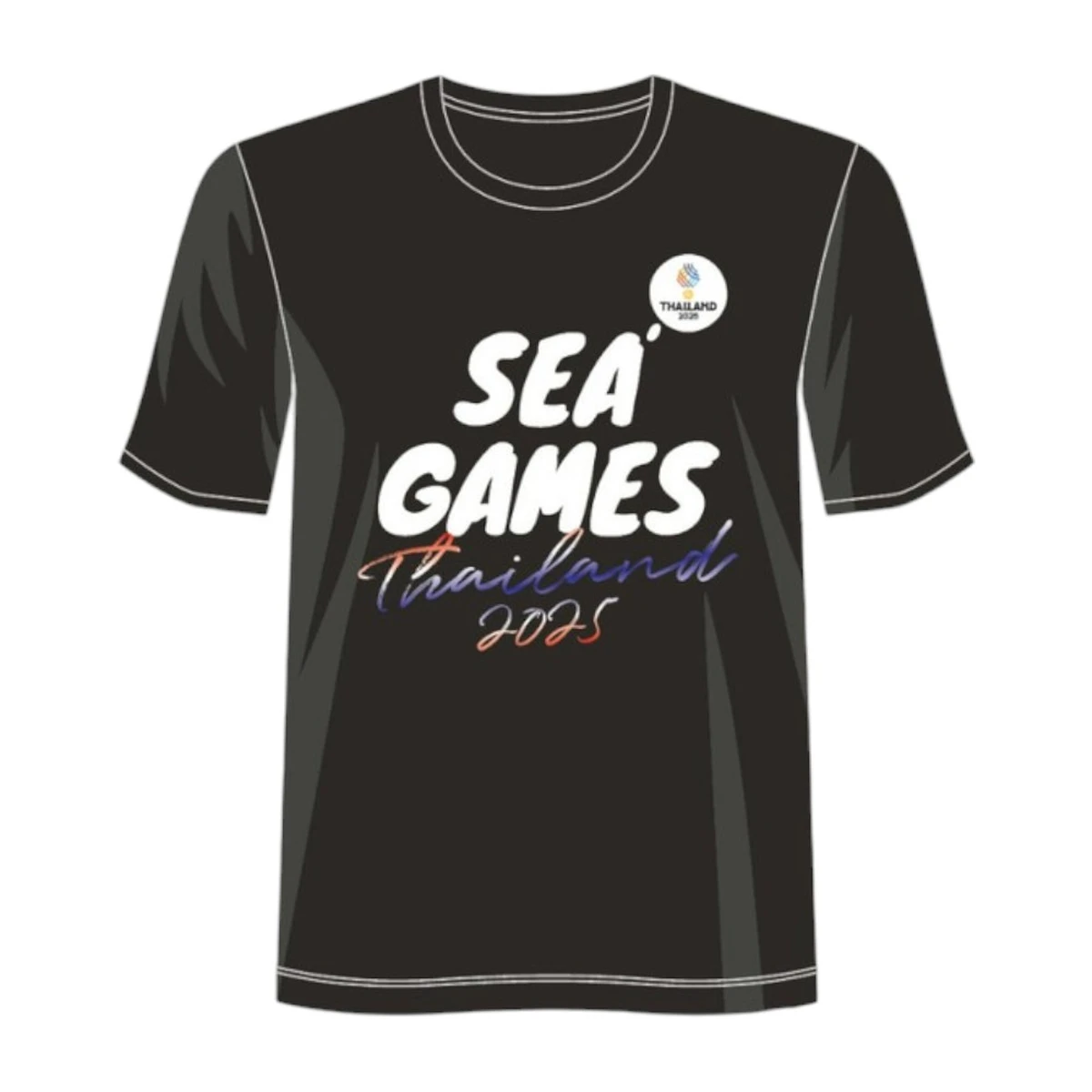 เสื้อยืดดํา T-Shirt L