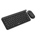 Thumbnail 3 of QPLUS Wireless Mouse Keyboard 1928 Stylish Black TH/EN