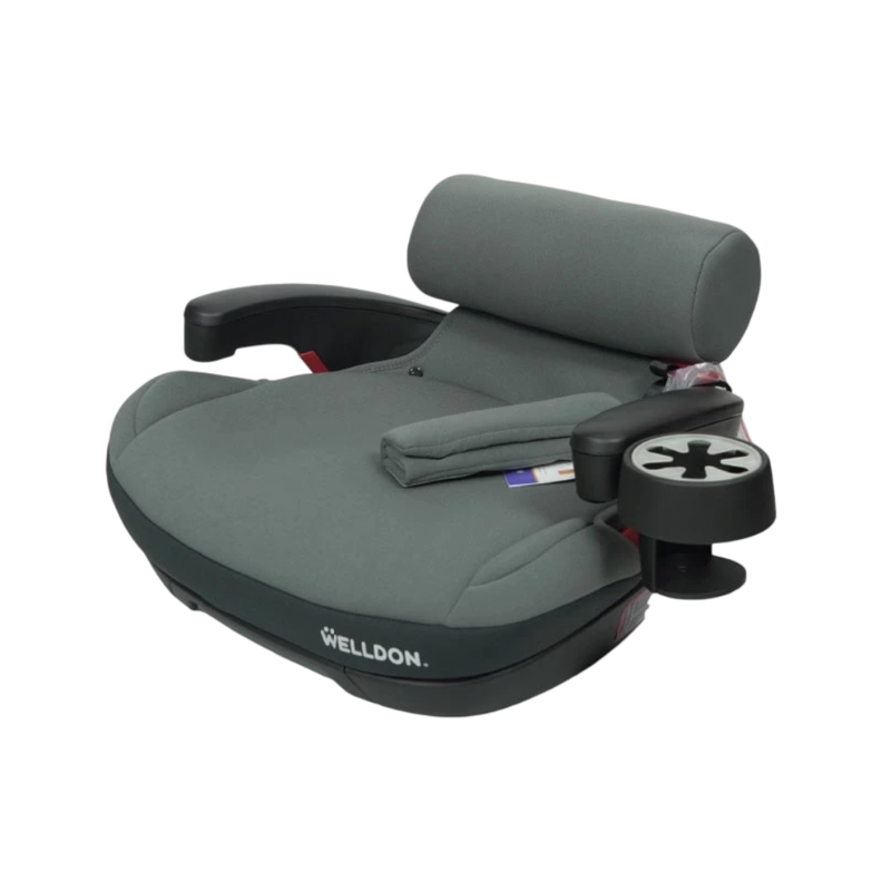 คาร์ซีทเด็กโต Welldon Booster รุ่น Skyline (สําหรับ 3-12 ปี) ระบบติดตั้ง ISOFIX GREY