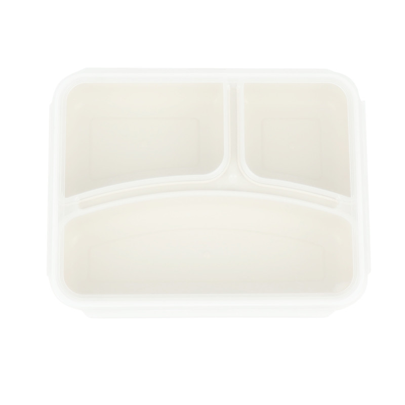 Super Lock 3-Compartment Lunch Box 1100ML 6185 Cream