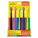 Thumbnail 2 of ชีกัวร์ แปรงสีฟัน ไวด์&ซอฟท์ x 3+2