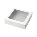 Thumbnail 1 of Quickpack - กล่องหน้าต่างสุดแกร่ง บราวนี่ 1 ชิ้น (XS) ขนาด 8.2x8.2x3 cm – 20 กล่อง