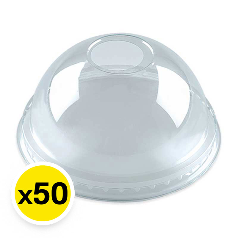 ARO Dome Lid With Hole 16 oz x 50