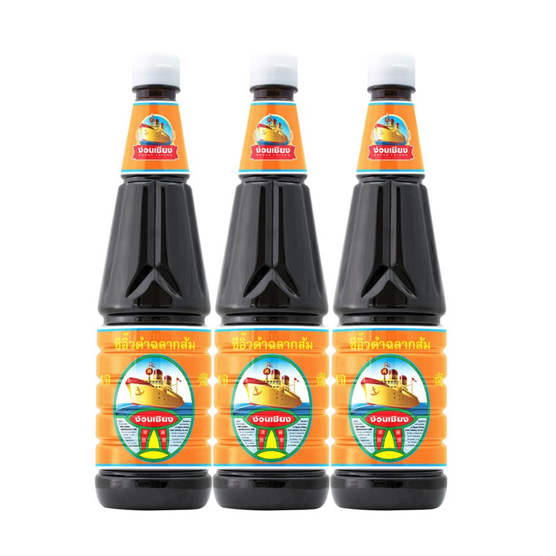 NGUAN CHIANG Dark Soy Sauce Orange Label 940 g x 3