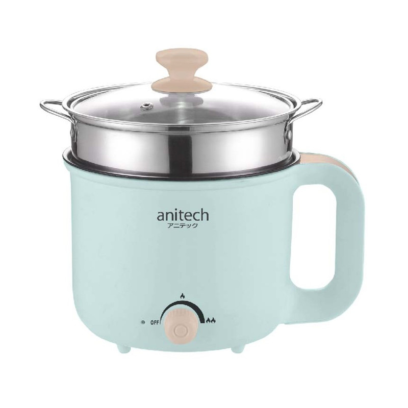 Anitech แอนิเทค หม้อต้มไฟฟ้าอเนกประสงค์ 600 วัตต์ รุ่น SMK602 [สินค้ารับประกัน 2 ปี] SMK602-BLUE
