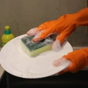 Thumbnail 2 of โพลี-ไบรท์ ถุงมือยางธรรมชาติ รุ่น SOFTY Size M 6 คู่