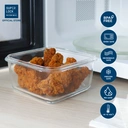 Thumbnail 3 of ซุปเปอร์ ล็อค กล่องถนอมอาหารแก้ว ฝาใส ซีลขาว เข้าไมโครเวฟได้ เข้าเตาอบได้ ทนความร้อนสูง รุ่น 6086 900 มล.