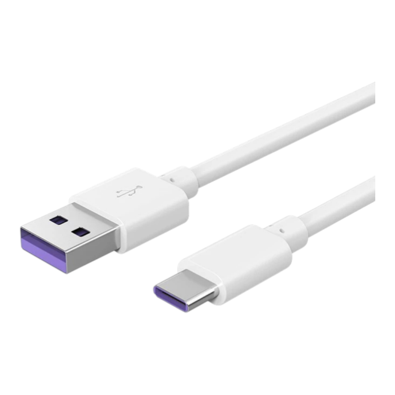 ORICO AC70 Type-C Quick Charge Cable White โอริโก้ สายชาร์จมือถือ รองรับควิกชาร์จ 5V5A Huawei สายแข็งแรง รองรับชาร์จไว สีขาว / WH 1M