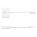 Thumbnail 4 of เบลคิน หัวแปลง Lightning Audio + Charge Rockstar (F8J198btWHT)