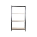 Thumbnail 1 of SandSukHome ชั้นวางของ 4ชั้น รุ่นLEGO ขาสีขาว แผ่นไม้สีโซลิค