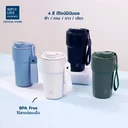 Thumbnail 3 of SUPER LOCK Coffee Mug Stainless Steel with Temperature Retention and Hand Strap Model S153 500ml Green