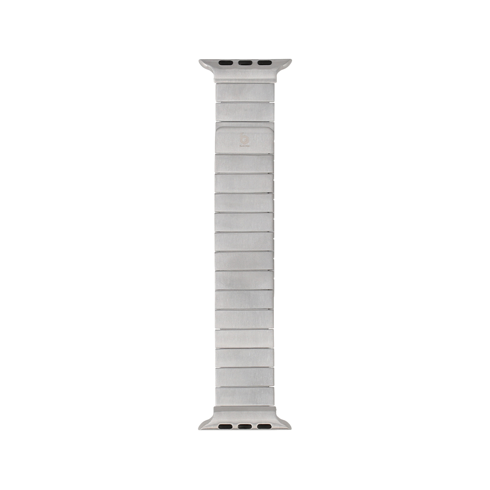 BLUE BOX  Apple Watch Strap Series 6,7,8,9,10,Ultra 44/45/49 mm Metal Liner Tile Silver