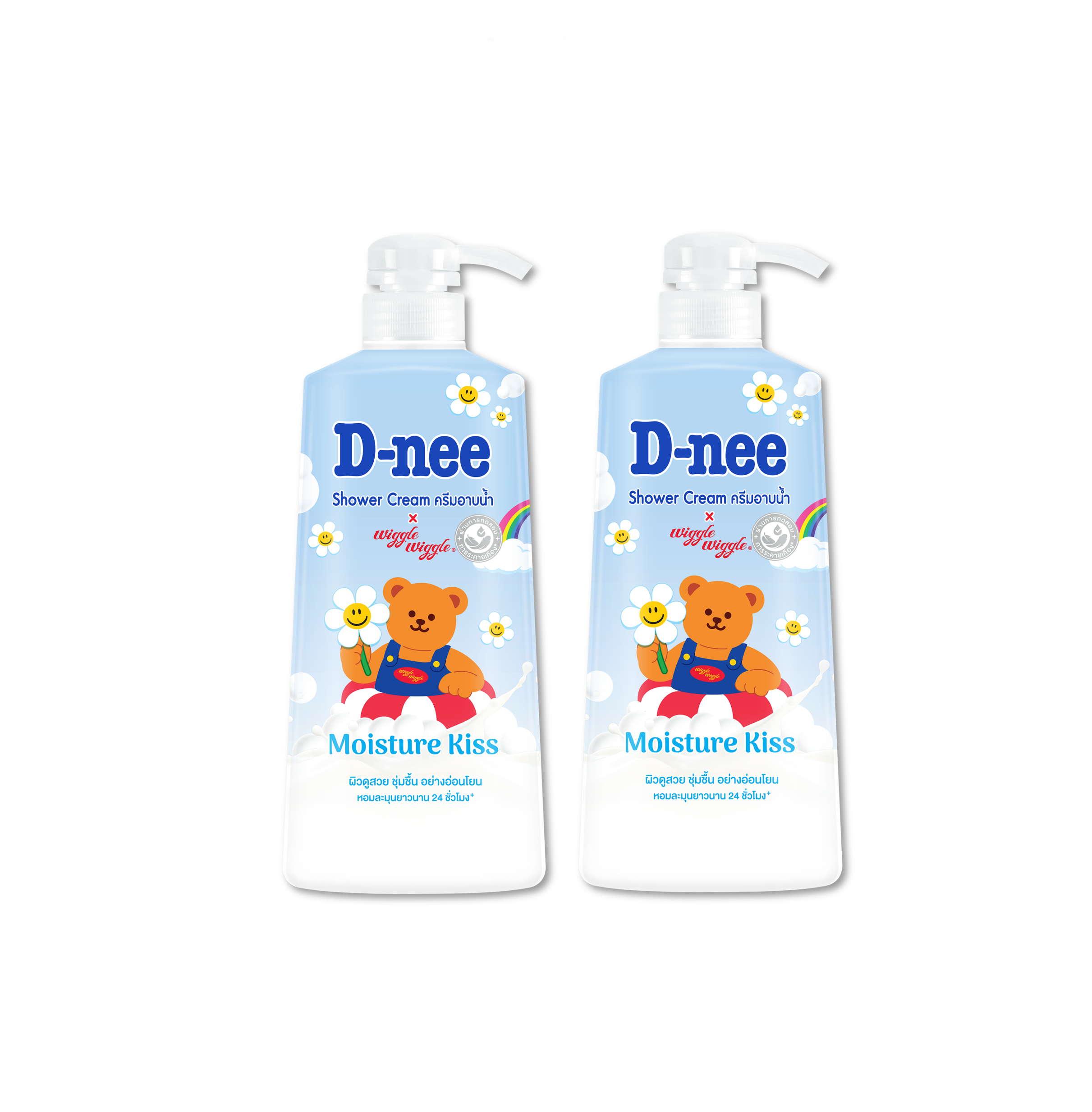[Pack2] D-nee moisture kiss shower cream 450ml. X2