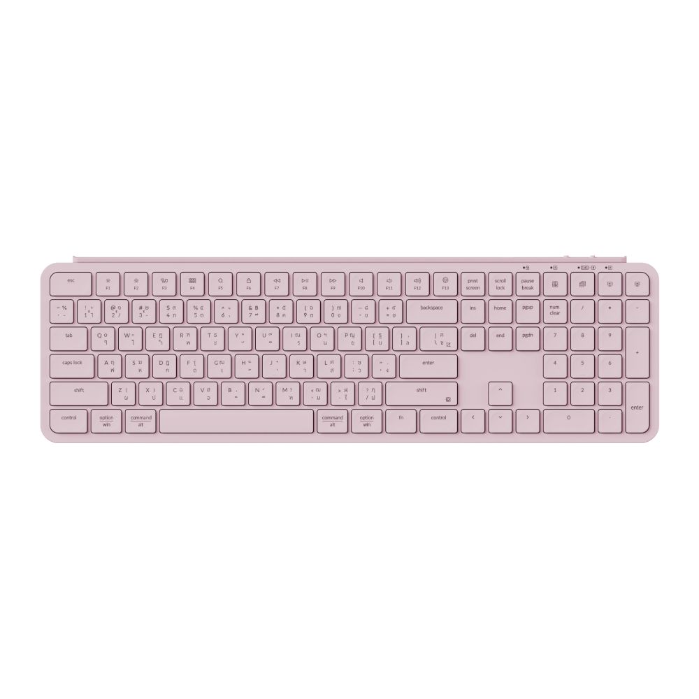 Keychron Gaming Keyboard B6 PRO Slim Scissor Keyboard Blossom Pink