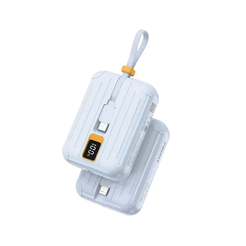 PISEN Power Bank 10,000 mAh Built-In Cable TS-D326 Blue
