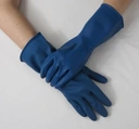 Thumbnail 3 of Housekeeping Gloves Handcare 12 inches long, containing a rough palm like a honeycomb, with a blue lining, M [12 pairs per dozen] 12 packs of 144 pairs per box