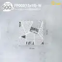 Thumbnail 1 of ดีแพ็ค กระดาษไขลายหนังสือพิมพ์ FP002(15x15)-W500 ขนาด 15 x 15 ซม. สีขาว ประมาณ 500 ใบ