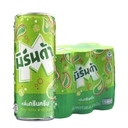 Thumbnail 1 of มิรินด้า น้ำอัดลม สลิมแคน กลิ่นกรีนครีม 245 มล. x 6