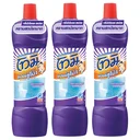 Thumbnail 1 of โทมิ น้ำยาล้างห้องน้ำ สีม่วง กลิ่นไวโอเล็ตสแปลช 850 มล. x 3