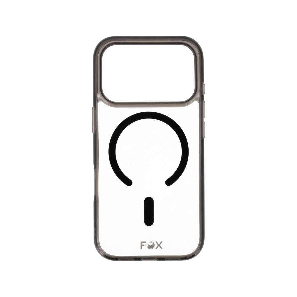 FOX Case iPhone 17 Pro vShield Pro Magnetic Transparent Black
