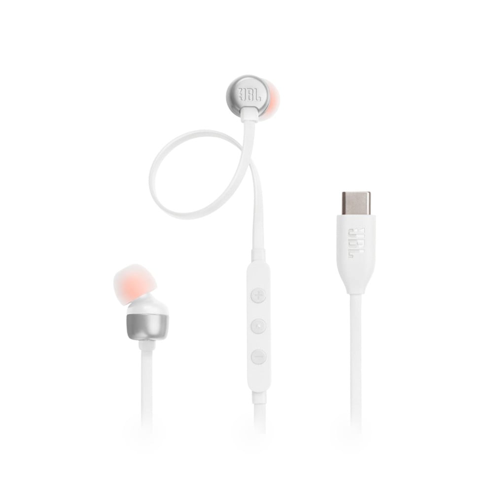 JBL Earphones Tune 310C USB White