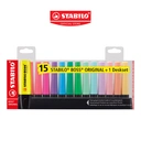 Thumbnail 2 of STABILO Boss Original ปากกาไฮไลท์ ปากกาเน้นข้อความ แพ็ค 15 สี