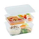 Thumbnail 5 of เอโร่ กล่องพลาสติกใส พีพี 2 ชั้น 2 ช่อง 750 มล. x 25