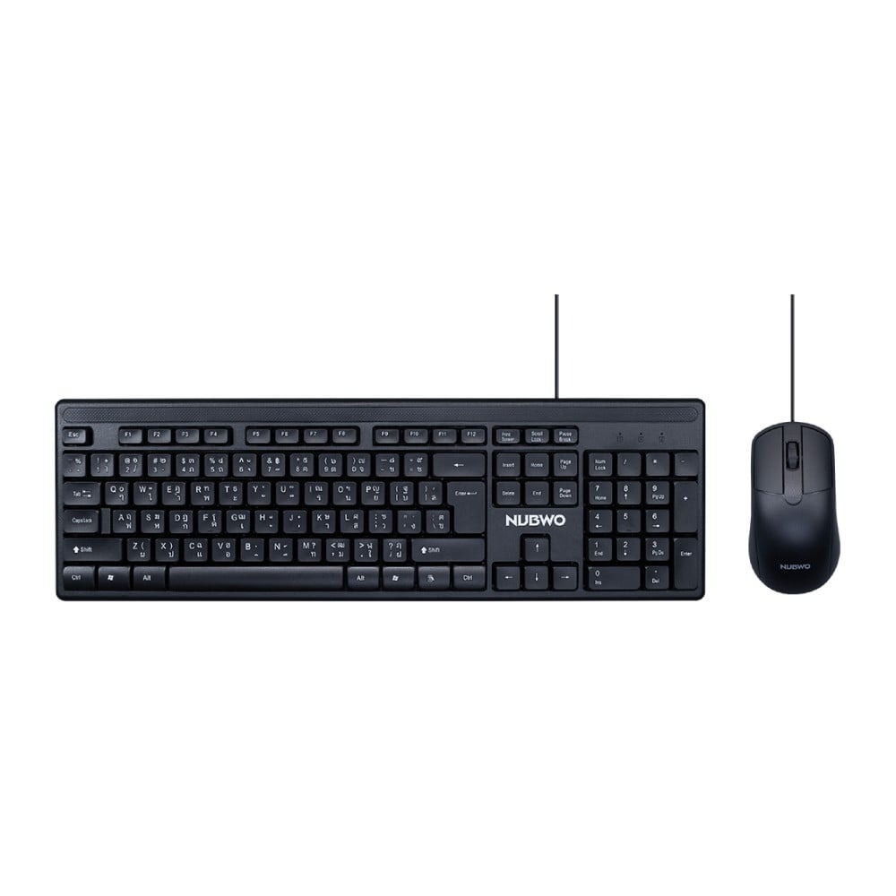 NUBWO Wired Combo Set Model NKM641 Black