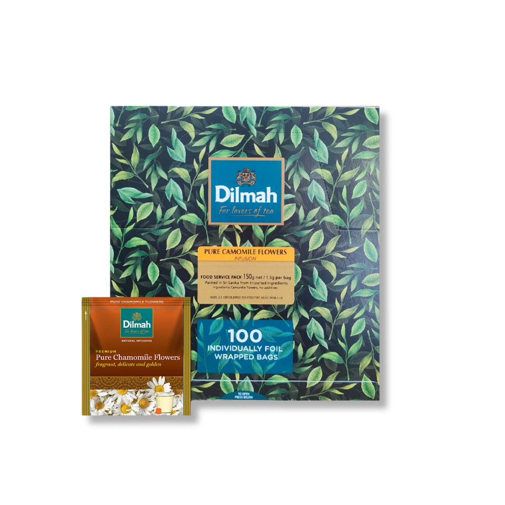Dilmah ชาซอง ชาดอกคาโมมายล์ | Food Service Pure Camomile (1.5g x 100 Tbags)  x 6 กล่อง
